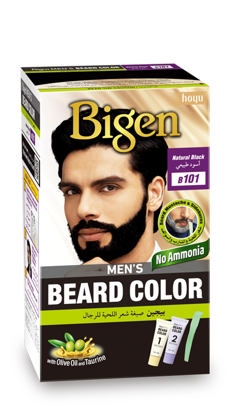 Bigen Men's BEARD COLOR | Hoyu – A PREMIER HAIR COLORING COMPANY