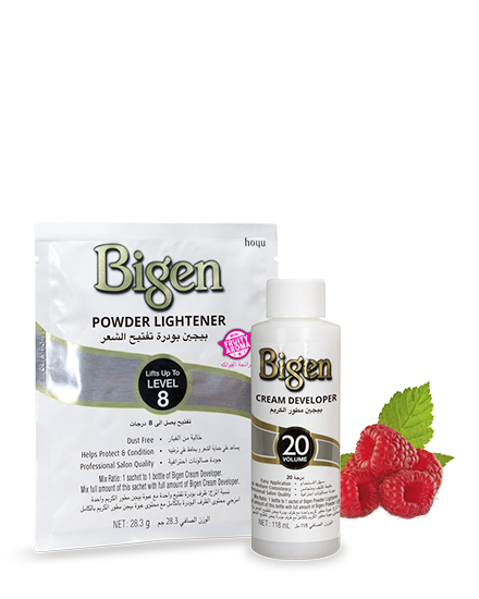 Bigen Powder Lightener and Bigen Cream Developer